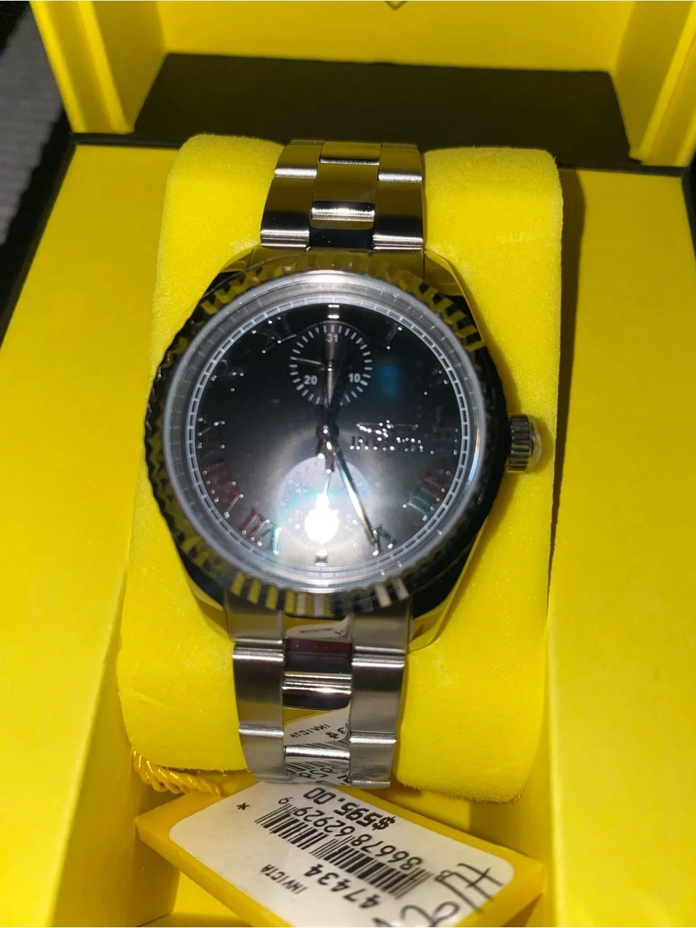Invicta Silver Stainless Steel Women’s Watch with Gray Dial